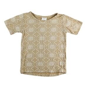 The Woods Pajama Shirt Top Toddler 4T Brown Beechwood Geometric Pattern Tee